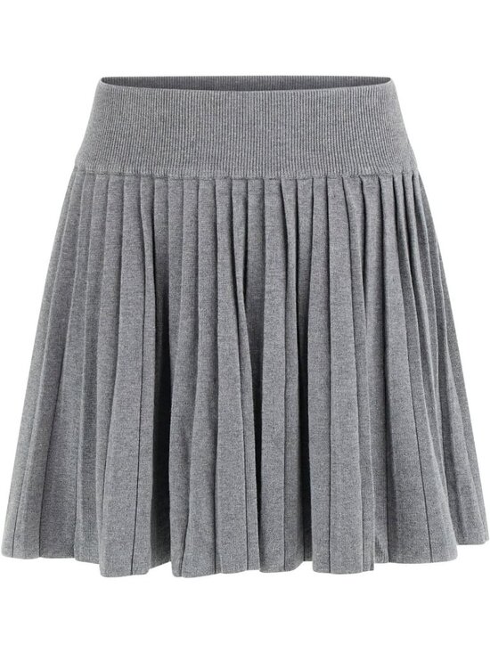 Dresses & Skirts - Eco-Friendly Pleated Sweater Skirt - Stylish & Versatile Midi Length Fashion